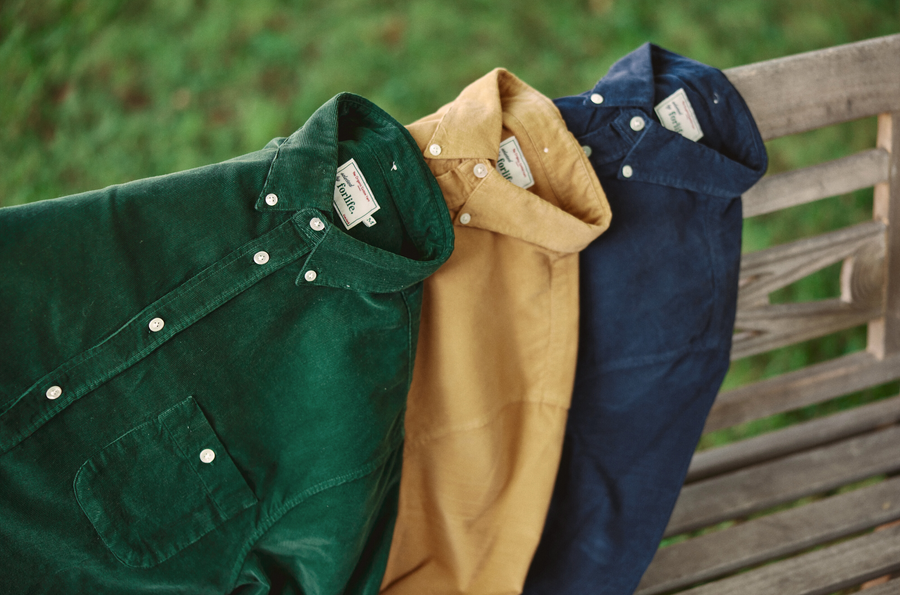 Louis — la chemise velours sans poche