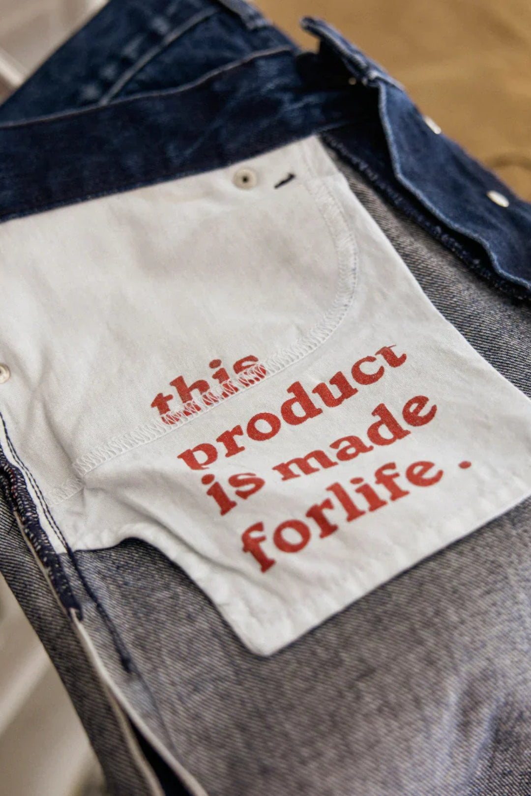 Toile denim italienne Candiani utilisée pour le jean Elvis