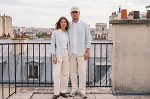 | main_slideshow | color_Rayé bleu ciel vert et blanc col blanc