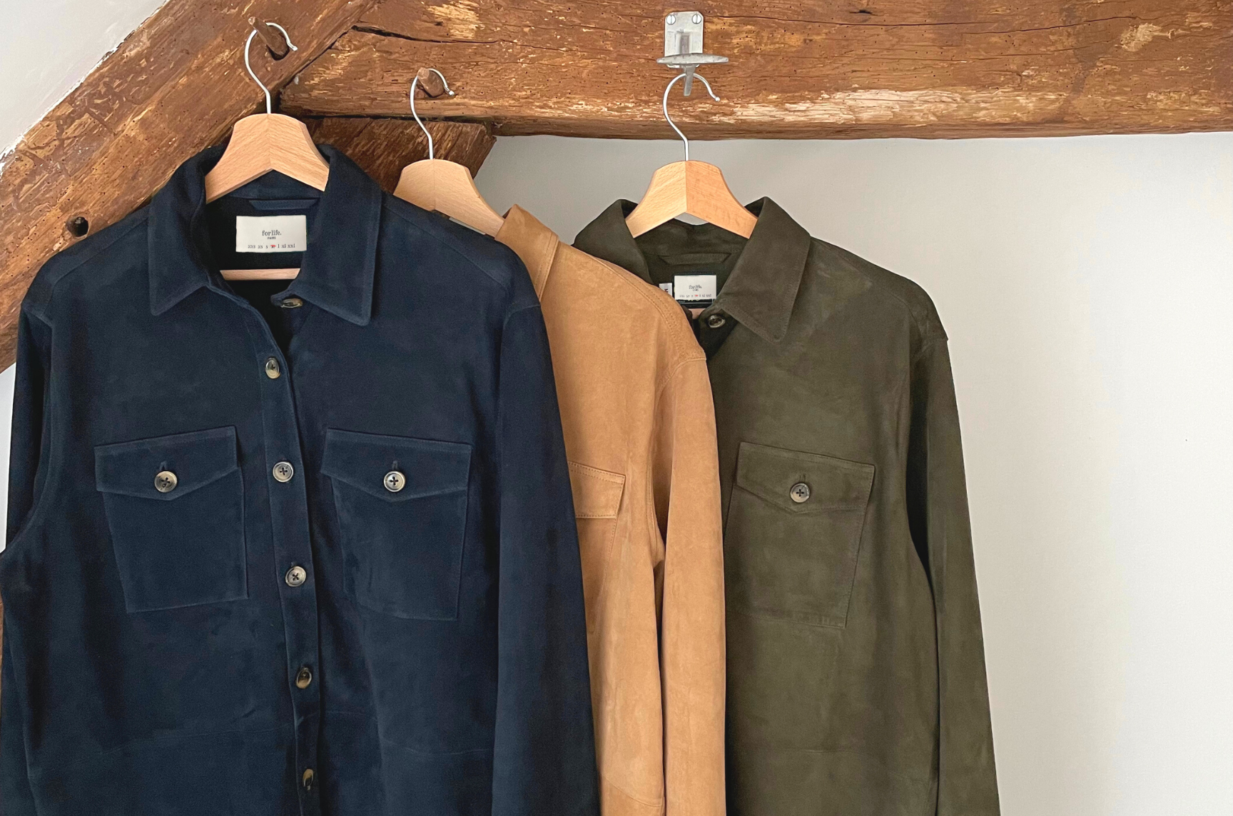 SECONDSKIN Nubuck Overshirt